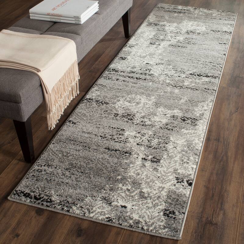 SAFAVIEH Evoke Missy Distressed Vintage Boho Rug - 2'3" x 8' Runner - Cream/Dark Grey - Runner