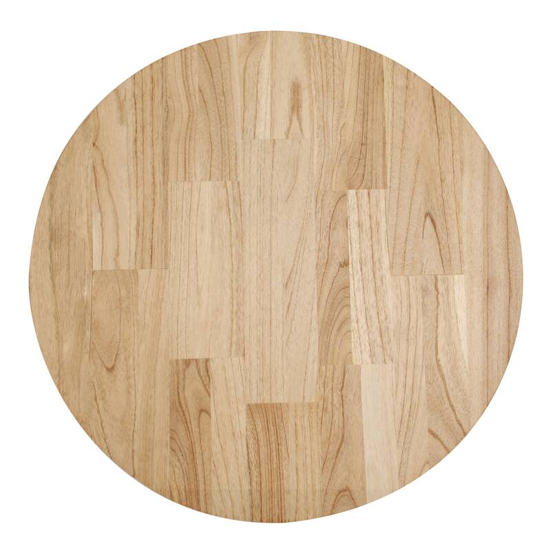 NPD Furniture Kiefer Rattan End Table or Coffee table with Wood Top