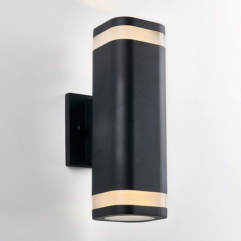 Artika Mettle 3-Way Stream LED Indoor/Outdoor Wall Light, Black