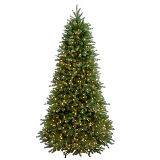 National Tree Company 7.5 ft. Feel-Real Jersey Fraser Slim Hinged Tree ...