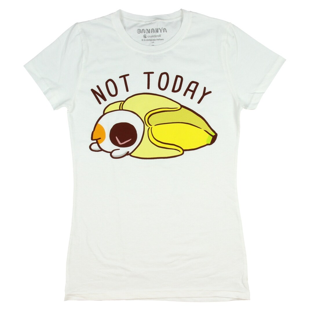 Shop Bananya Cat Juniors Not Today Funny Saying Officially