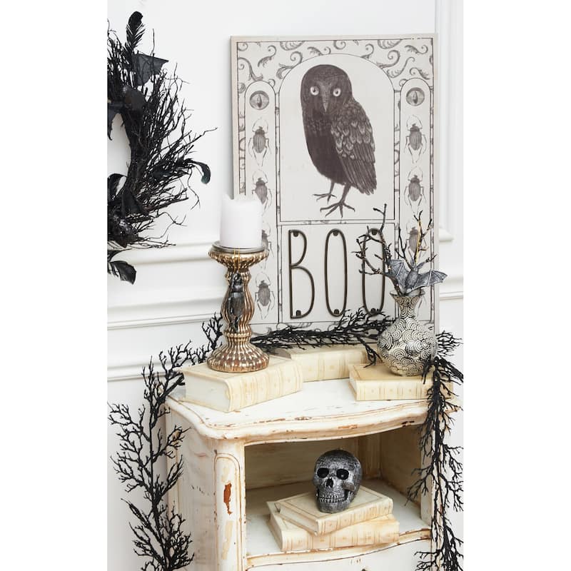 Roach & Bat Halloween Ornaments A/2