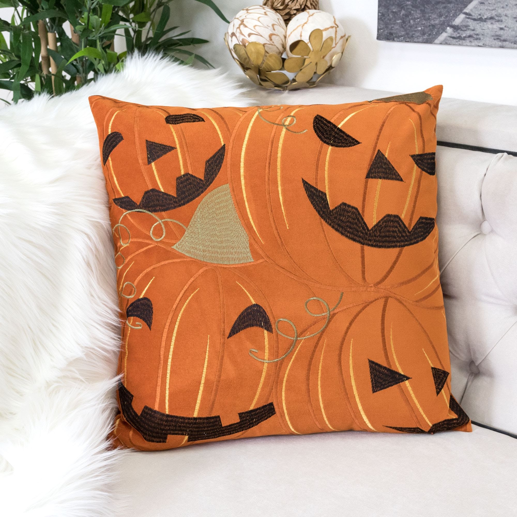 Spice colored throw pillows sales