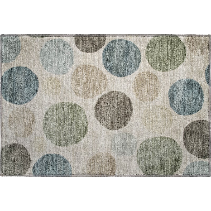 Premium Washable Super Soft Modern Bubbles Mayfield Rug