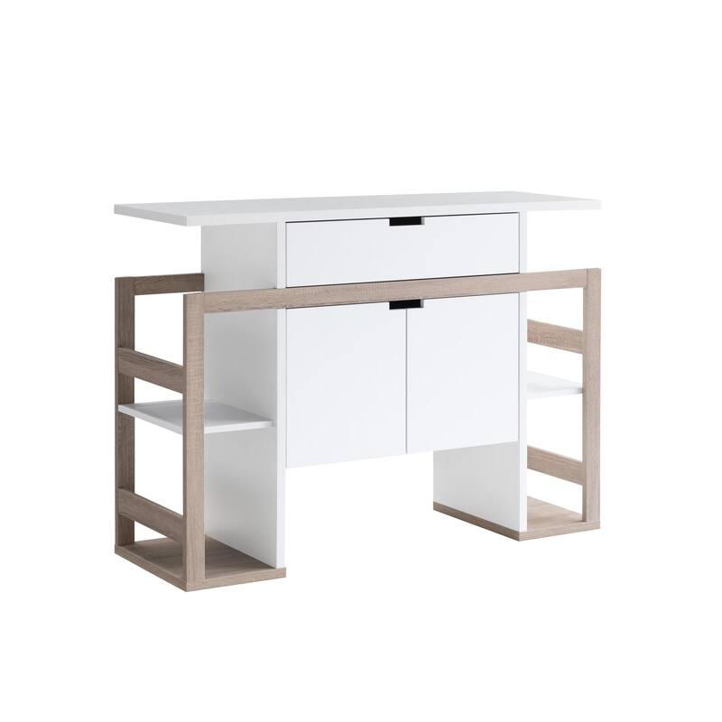 2-door Buffet with 4 Open Shelves and 1 Drawer