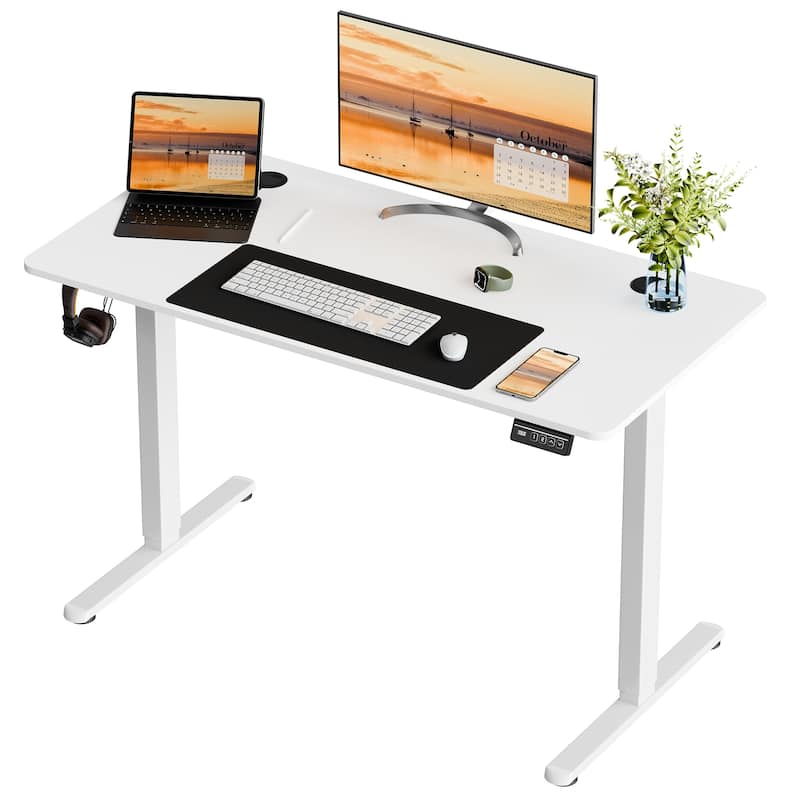 Futzca Height Adjustable Electric Standing Desk, Computer Office Desk