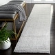 preview thumbnail 29 of 44, SAFAVIEH Tahoe Shag Heikea 1.2-inch Thick Rug 2' x 9' Runner - Light Grey - Runner