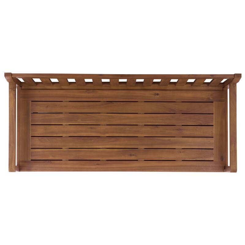 SAFAVIEH Outdoor Living Kelter Bench Box - 54"W x 23"D x 33"H