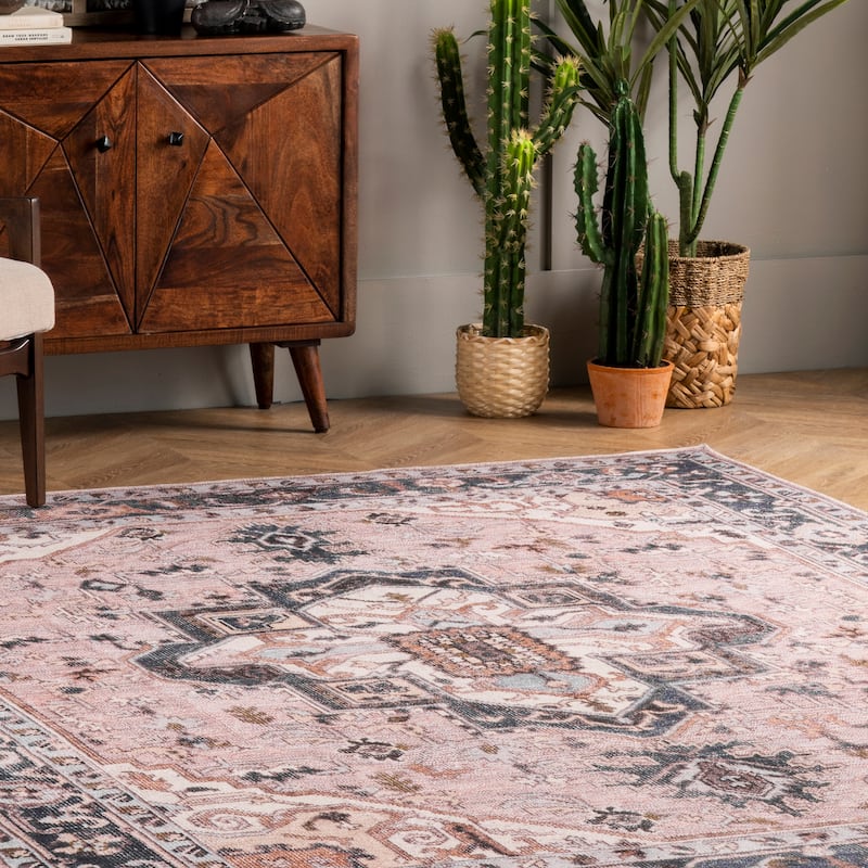 Nuloom Zendaya SplashGuard Machine Washable Area Rug