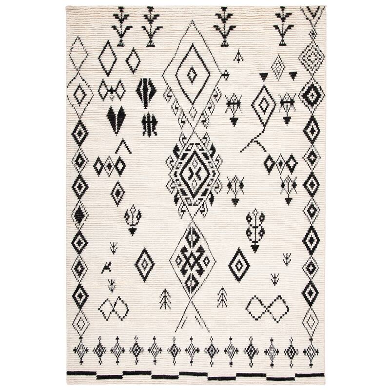 SAFAVIEH Hand-Knotted Kenya Caong Moroccan Tribal Boho Wool Rug