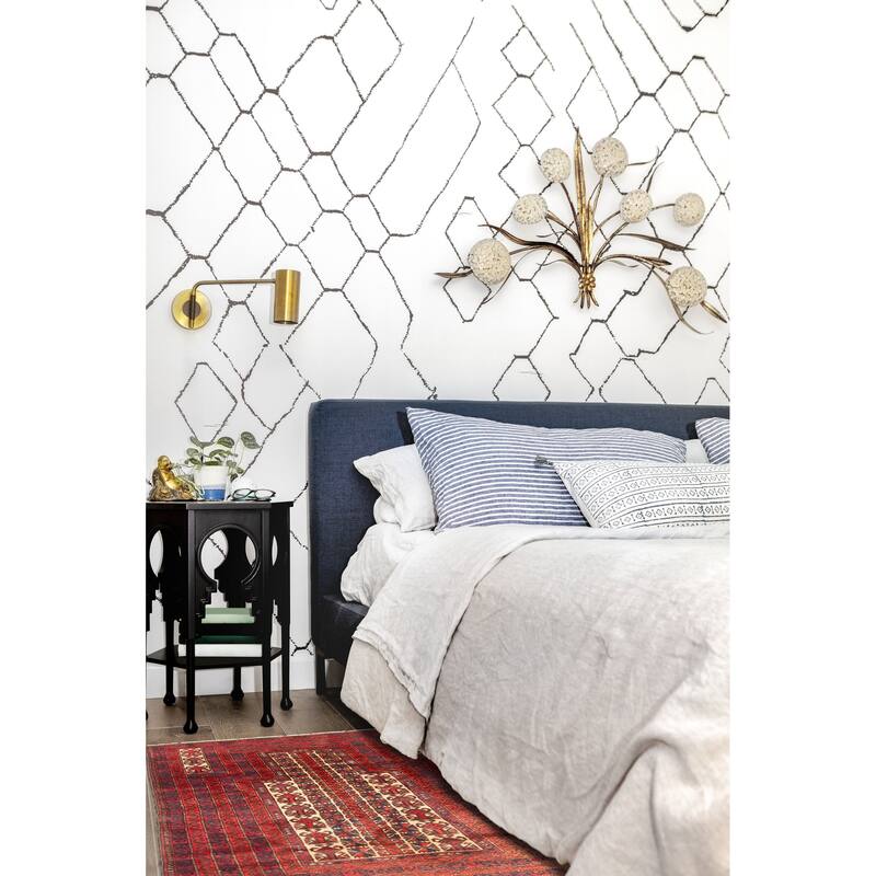 ECARPETGALLERY Hand-knotted Teimani Beige Wool Rug - 2'10 x 4'7