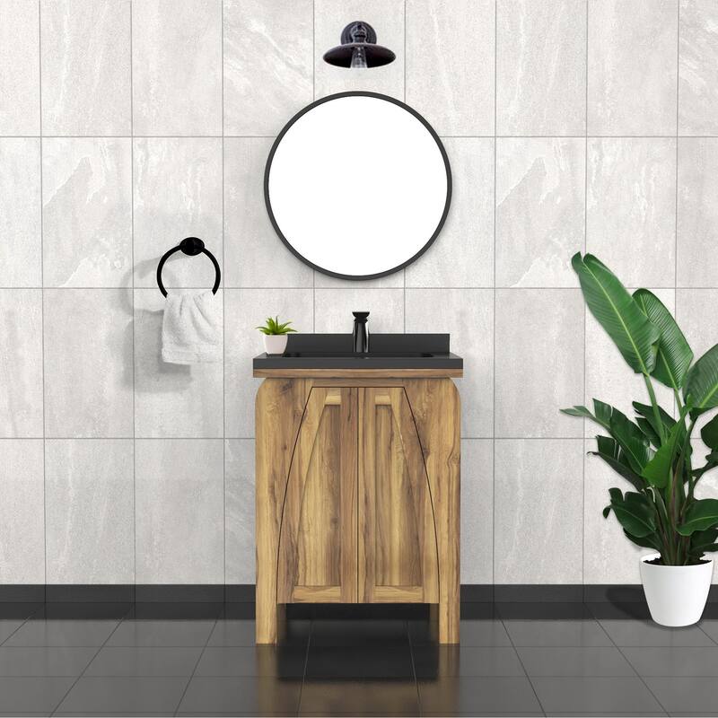 EcoDecors TR-BT-24-1 Tranquility, Bathroom Vanity, Bathroom Vanities, Bathroom Vanity Cabinet, Vanity Bathroom, Bath Vanity