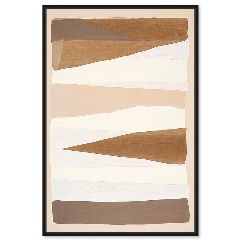 Linear Landscape II Canvas by Art Remedy - Black - 10" x 15"