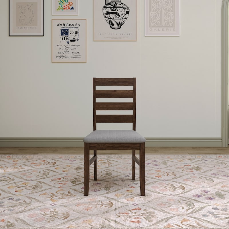 Clayfell Ouray 6-Piece Dining Set, Brown/Black - 4 Dining Chairs only (Brown)