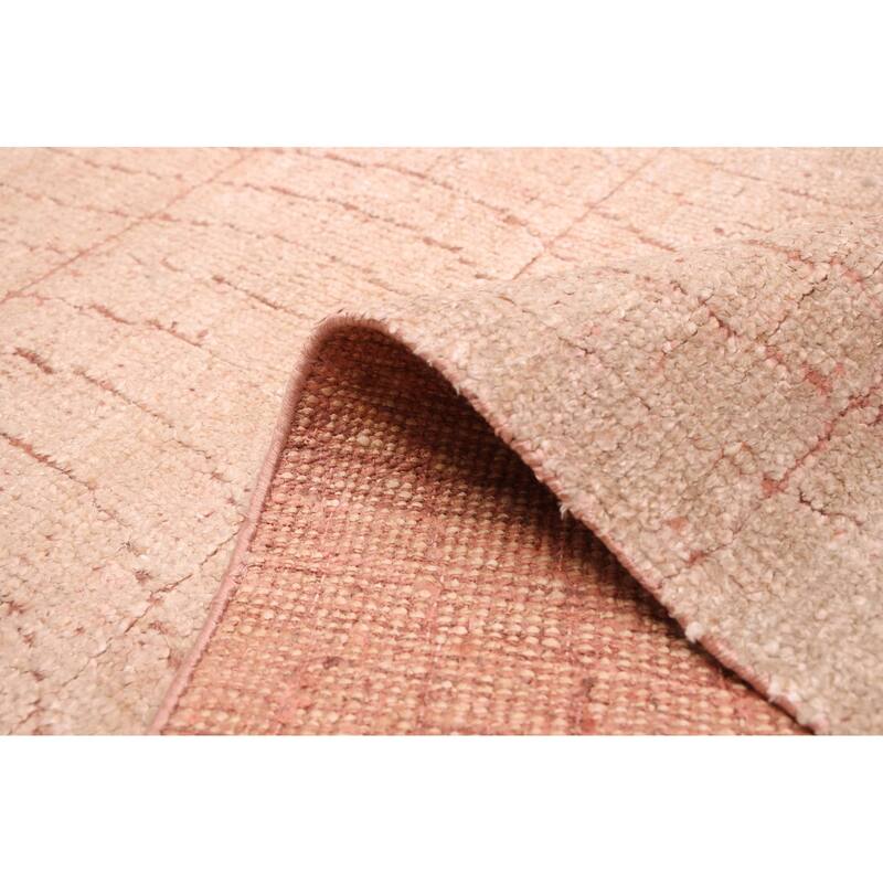 ECARPETGALLERY Hand-knotted Elysian Tan Silk Rug - 5'11 x 8'11