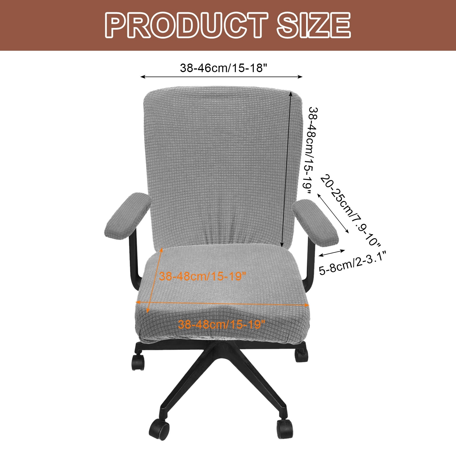 Office Chair Covers, Stretchable Computer Chair Slipcover