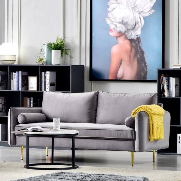 OVIOS High Back Metal Couch Sofa On Sale Bed Bath & Beyond 38924774