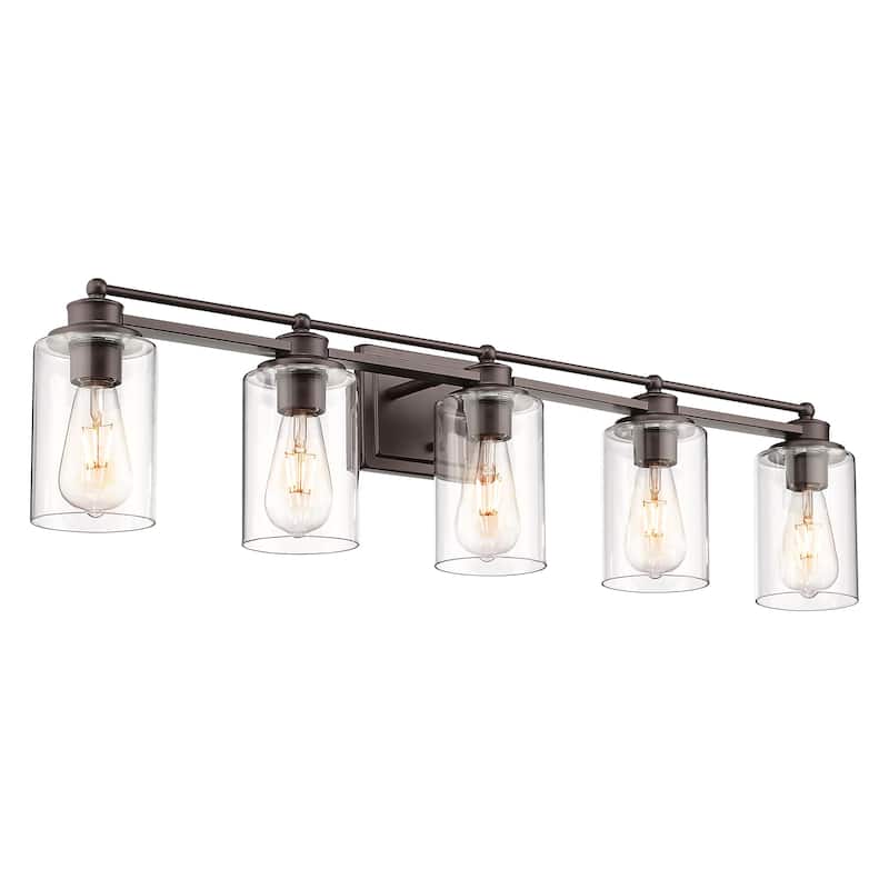 Bathroom Vanity Light,Wall Sconce Lamp Over Mirror - 5-Light