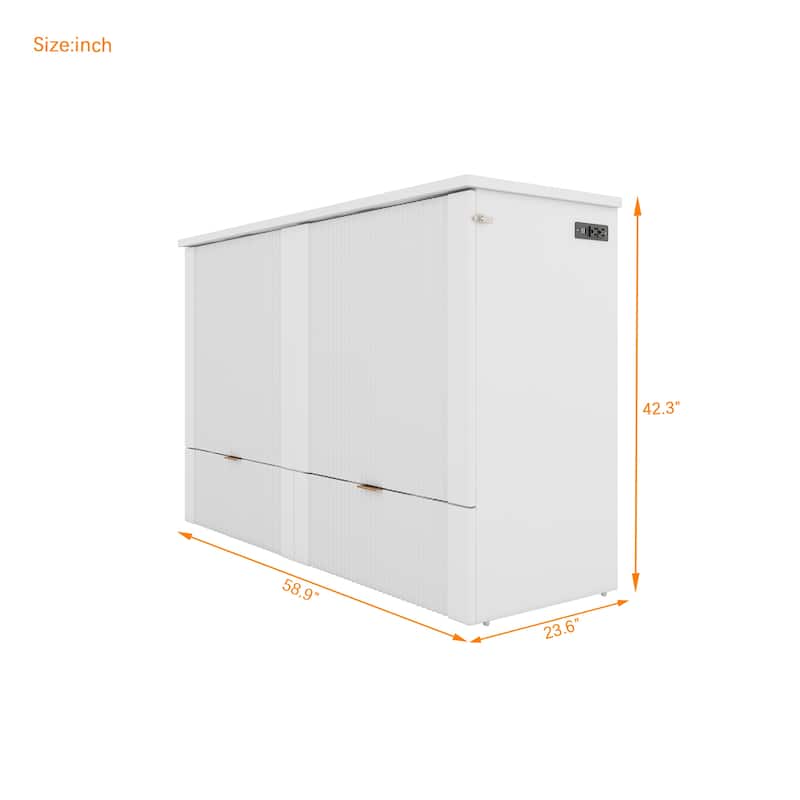 Full Size Murphy Bed Wall Bed