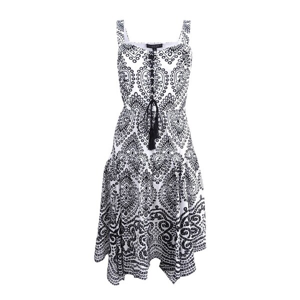 black handkerchief hem dress