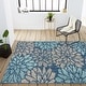 preview thumbnail 147 of 200, JONATHAN Y Floral Textured Weave Indoor/Outdoor Area Rug