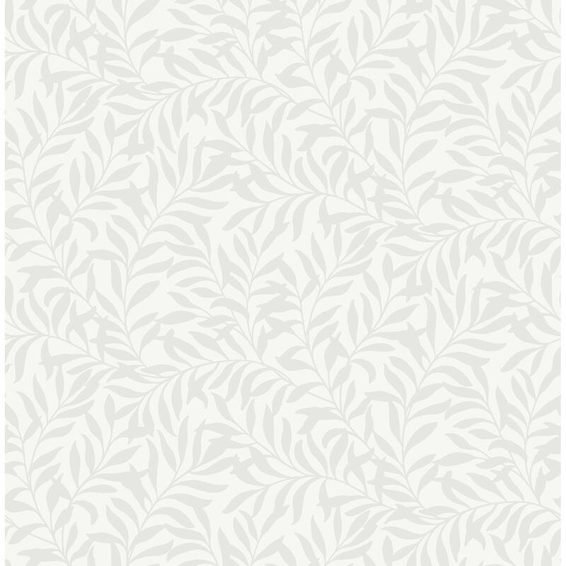 Brewster Salix Silver Leaf Wallpaper