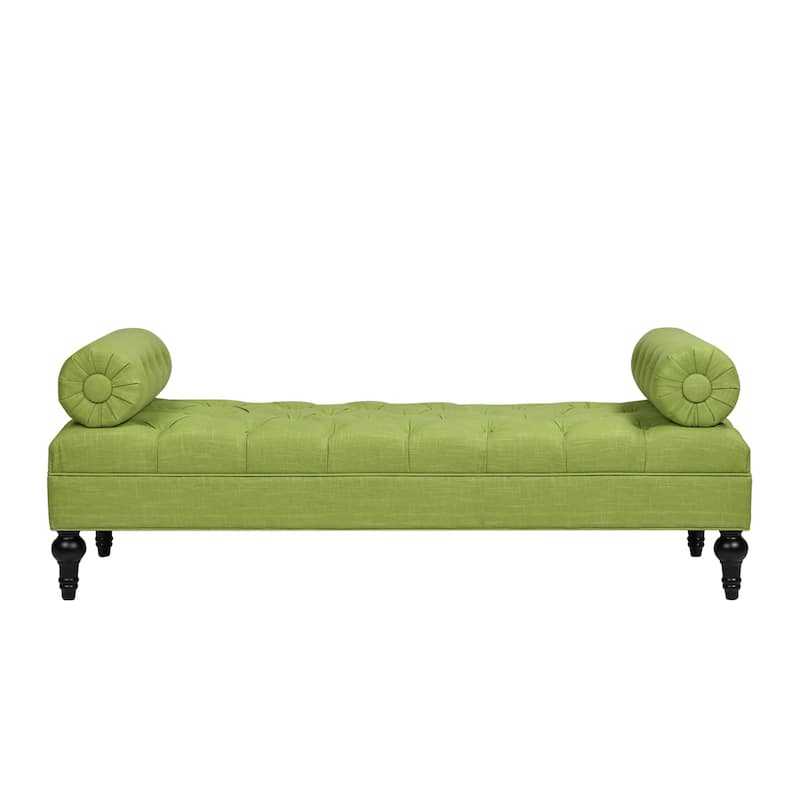 Lewis Bolster Arm Entryway Bench