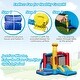 preview thumbnail 4 of 8, Baseball Themed Inflatable Bounce House with Ball Pit and Ocean Balls - 110.5" x 148" x 98" (L x W x H)