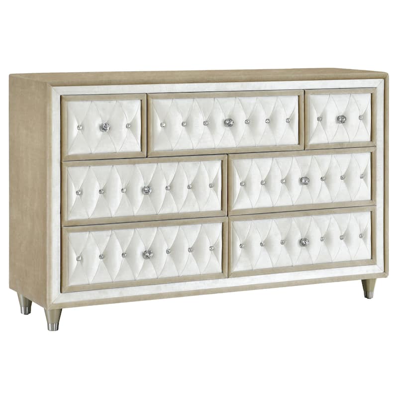Antonella Modern Classic 7-drawer Upholstered Dresser