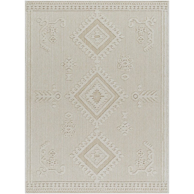 Livabliss Rockport Modern Moroccan Medallion Area Rug
