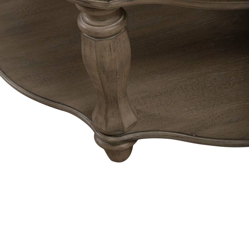 Magnolia Manor Weathered Bisque Optional 3 Piece Cocktail Table Set