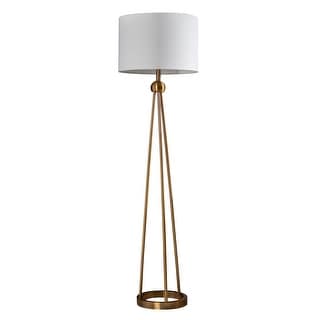 gold tripod floor lamp