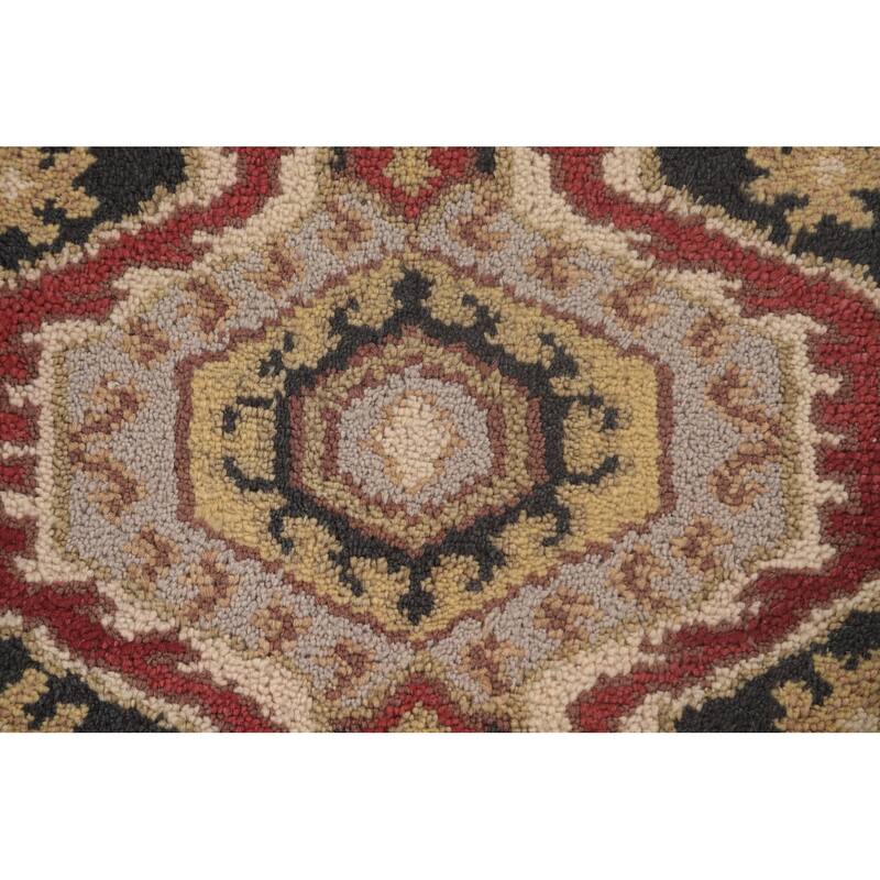 Kazak Runner Rug Handmade Oriental Grey Wool Carpet - 2'5"x 9'10"