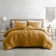 preview thumbnail 5 of 7, Modern Threads Braelyn 4-Piece Garment-Washed Comforter Set Gold - King