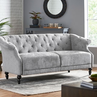 Morganton Indoor Tufted 3-seater Sofa by Christopher Knight Home