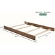 preview thumbnail 3 of 10, Evolur Convertible Crib Wooden Full Size Bed Rail