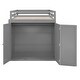 preview thumbnail 8 of 7, Grey Full SizeMulti-Functional / Loft Bed with Drawers, Desk, and Wardrobe