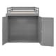 preview thumbnail 8 of 11, Multifunctional Design Loft Bed with Built-in Drawers, Desk and Wardrobe, Efficient space, Full size, Grey