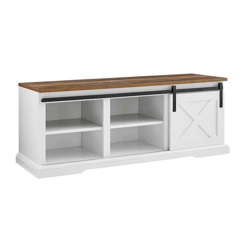 Middlebrook 48-inch Sliding Barn Door Bench