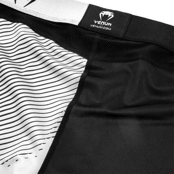 Black//White Venum Koi 2.0 Short Sleeve MMA Compression Rashguard