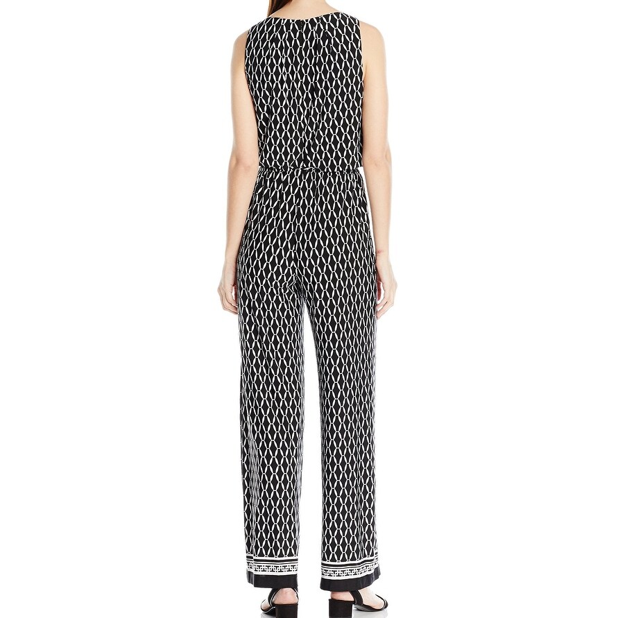 tahari white jumpsuit