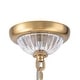 preview thumbnail 6 of 14, Chic Modern 3-Light Shell Scalloped Glass Chandelier For Dining Room - 15.7 in
