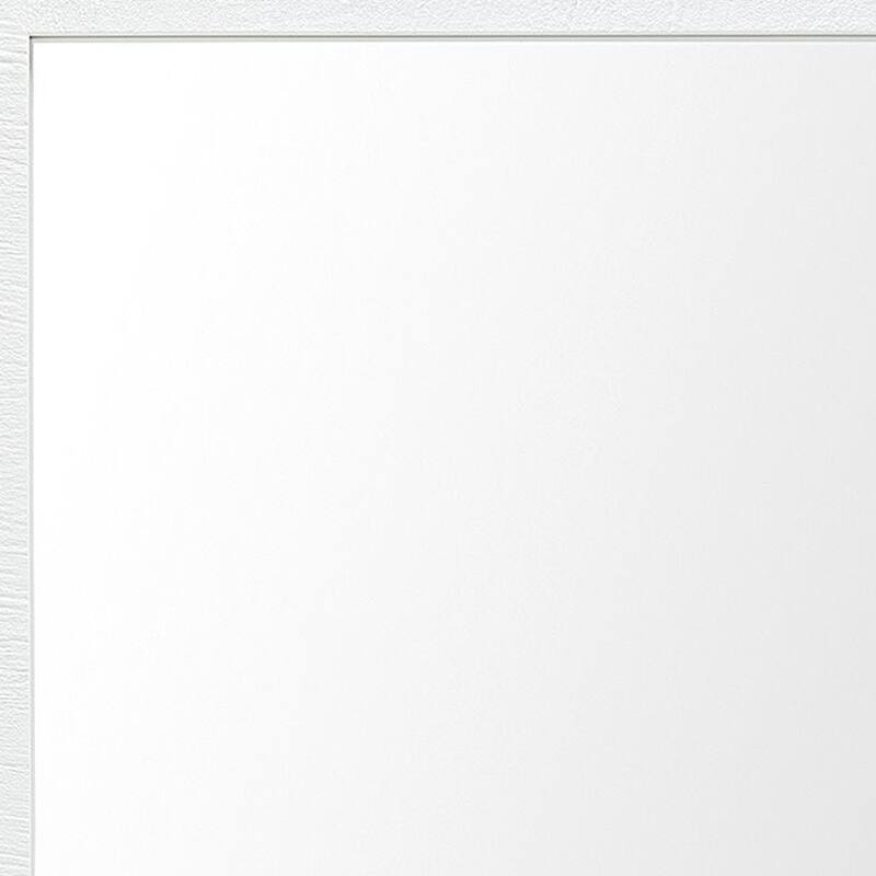 HomeRoots 42" White Framed Bathroom Vanity Mirror - 21.50 in. x 41.50 in. x 1.75 in.