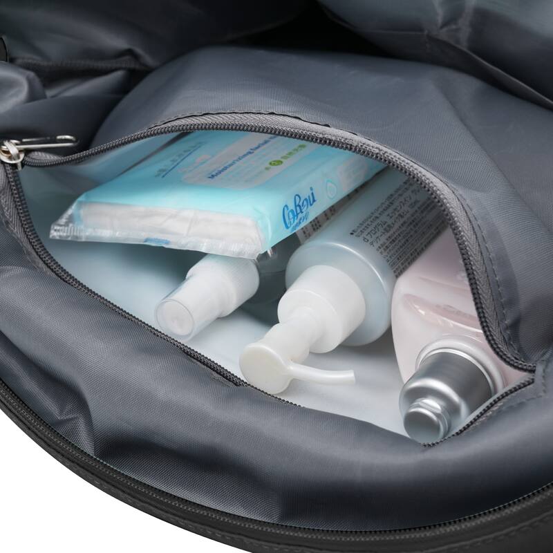 Luggage Sets 4 Piece, ABS Durable Suitcase with Travel Bag