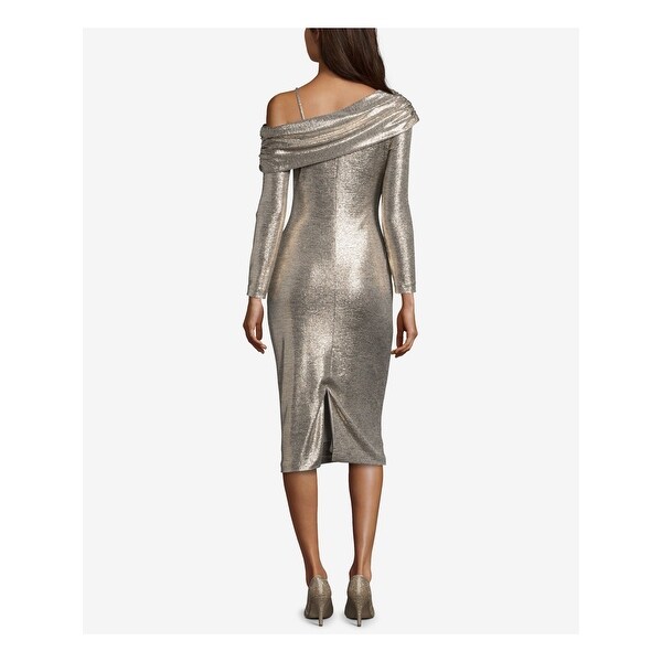 betsy and adam silver dress