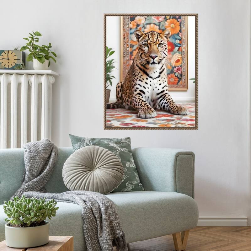 Summer Home by Uma Gokhale Framed Canvas Wall Art