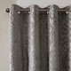 preview thumbnail 50 of 70, SunSmart Mirage Knitted Jacquard Total Blackout Grommet Window Curtain Panel