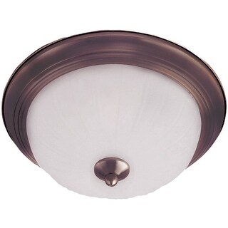 Maxim Frosted Shade 1-light Bronze Essentials 583x Flush Mount Light