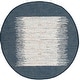 preview thumbnail 30 of 159, SAFAVIEH Handmade Flatweave Montauk Nevyana Cotton Rug 4' Round - Ivory/Navy