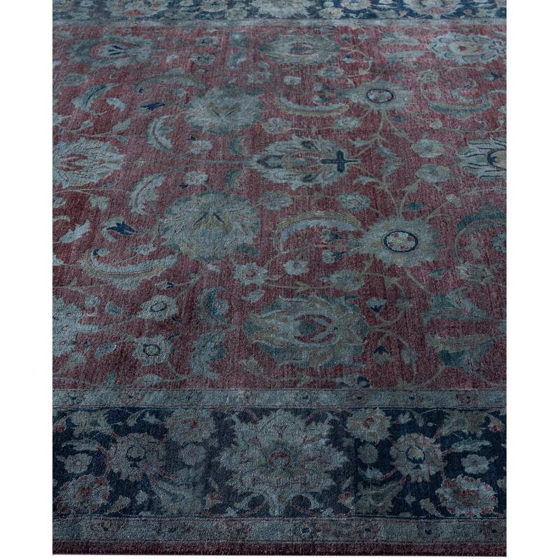 Overdyed One-of-a-Kind Hand-Knotted Area Rug - Gray - 6' 0" x 9' 0"